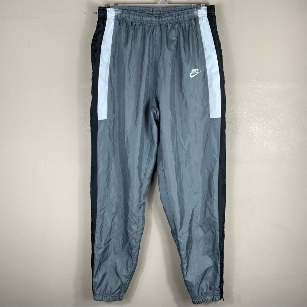 Nike Sportswear Cool Gray and Black Woven Pants - Picture 4 of 8